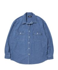 画像1: ROTTWEILER 【先行予約】R9 WASHED DENIM SHIRT (1)