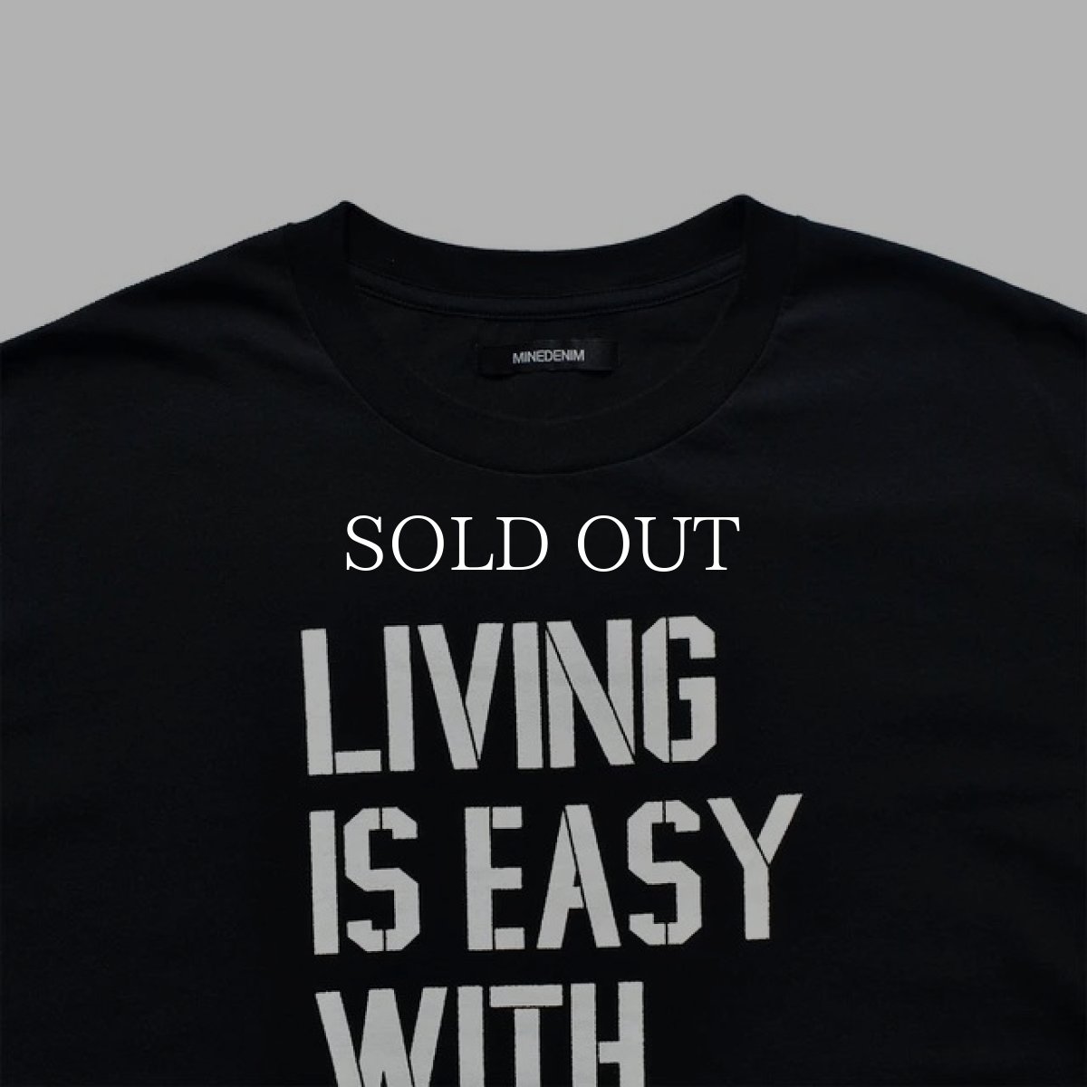 画像3: MINEDENIM  LIVING IS EASY WITH EYES CLOSED T-SH (3)