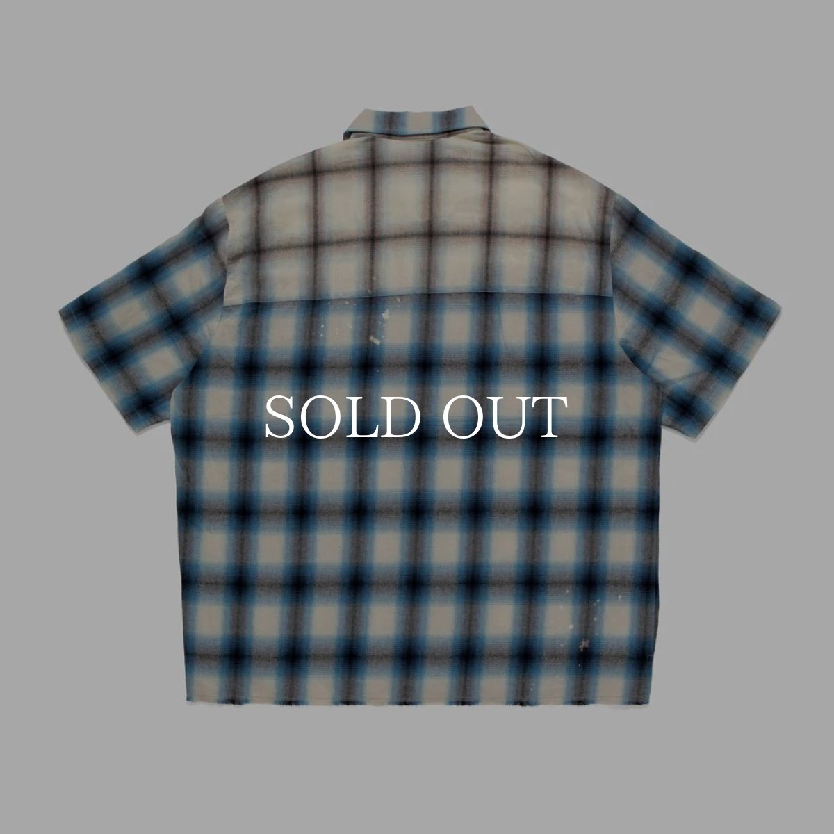 画像7: APPLEBUM  Ombre Check Damage S/S Shirt (7)