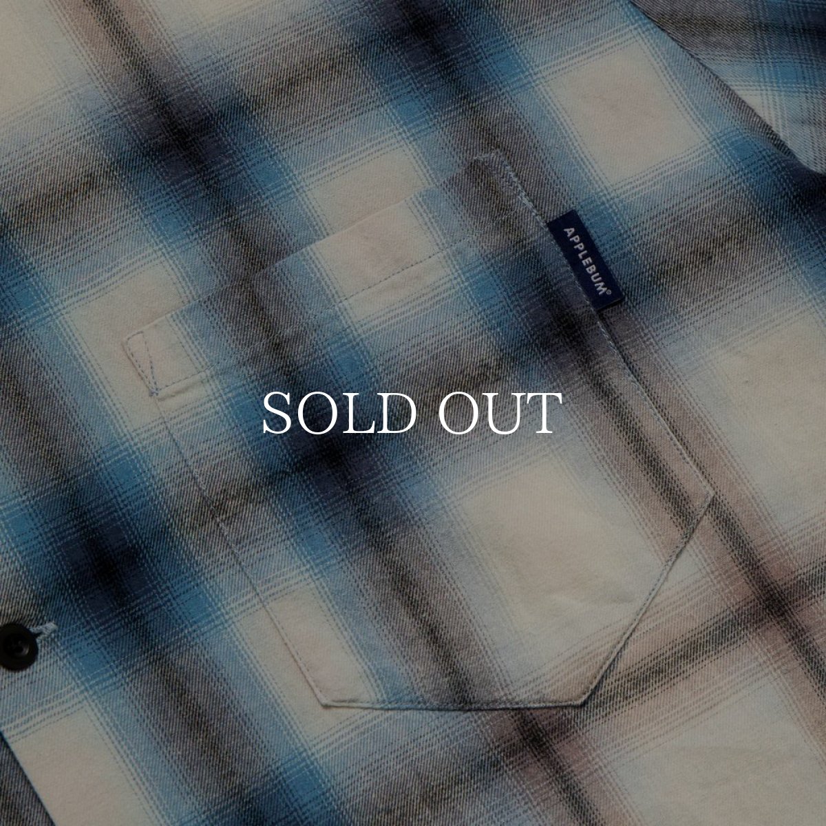 画像8: APPLEBUM  Ombre Check Damage S/S Shirt (8)