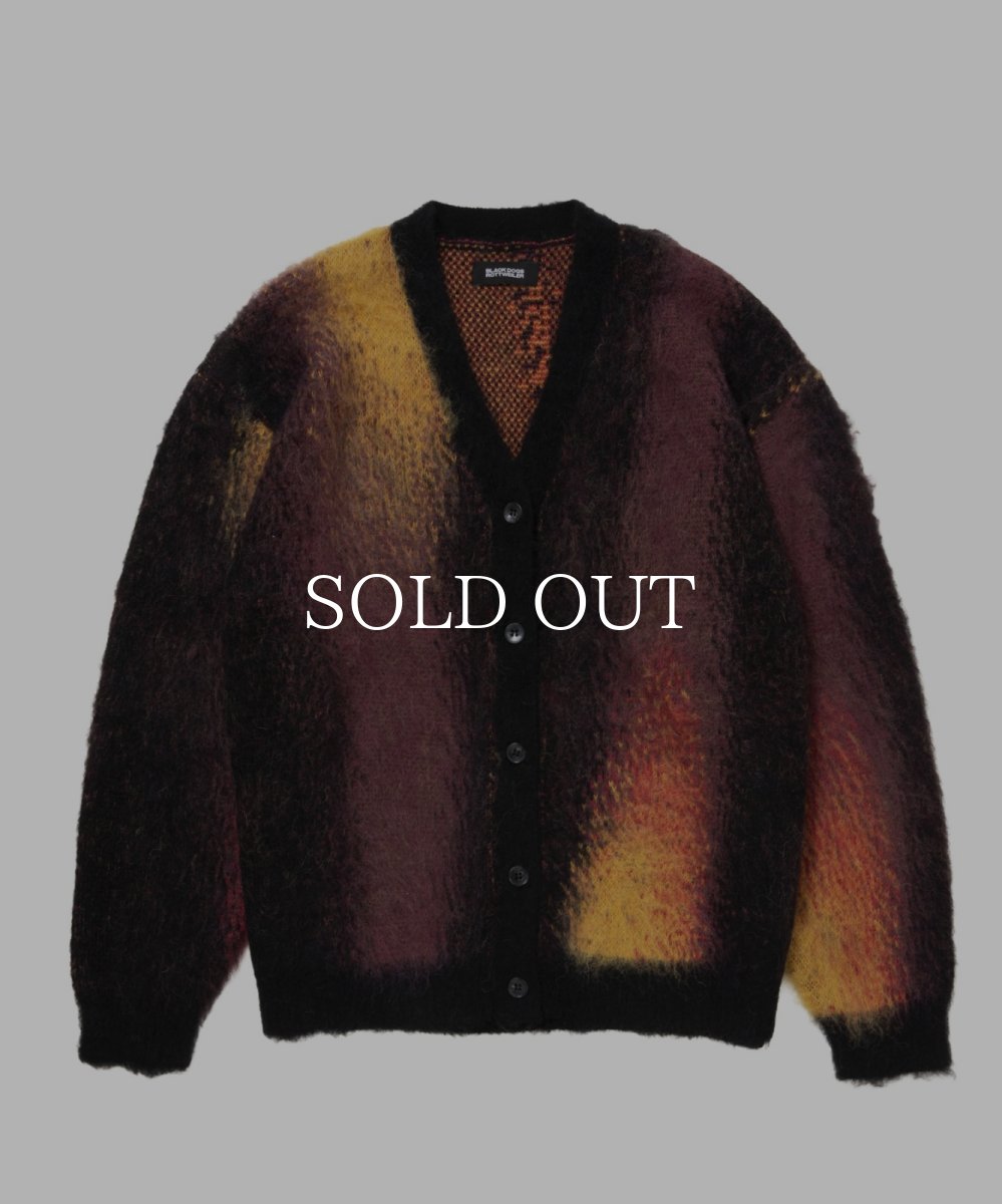 画像1: ROTTWEILER  R9 PAINTED CARDIGAN (1)