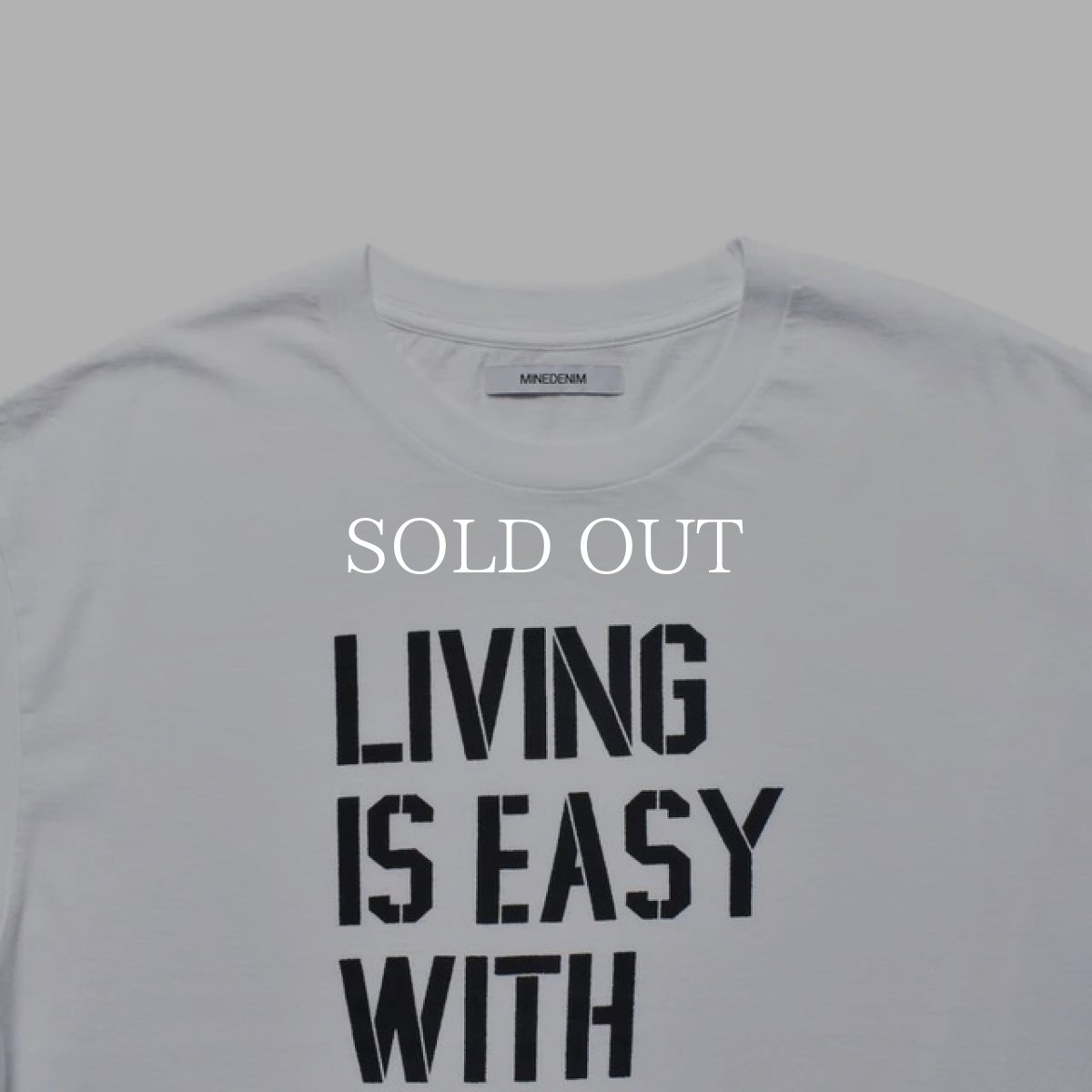 画像9: MINEDENIM  LIVING IS EASY WITH EYES CLOSED T-SH (9)