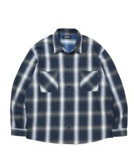 画像1: ROTTWEILER 【先行予約】R9 OMBRE CHECK SHIRT (1)