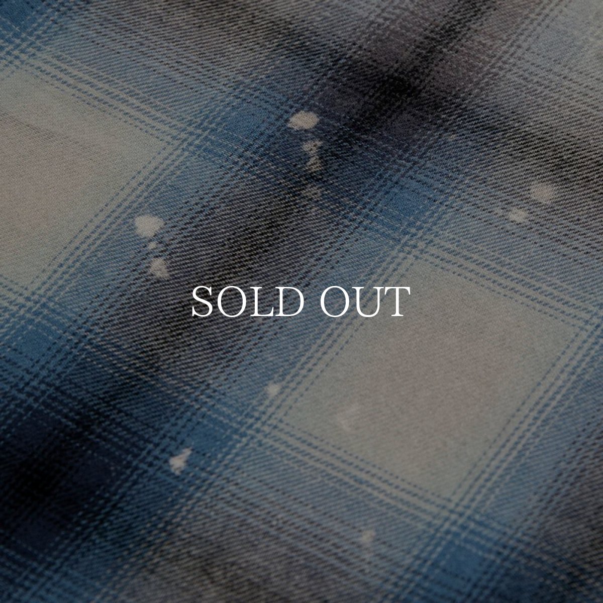 画像10: APPLEBUM  Ombre Check Damage S/S Shirt (10)