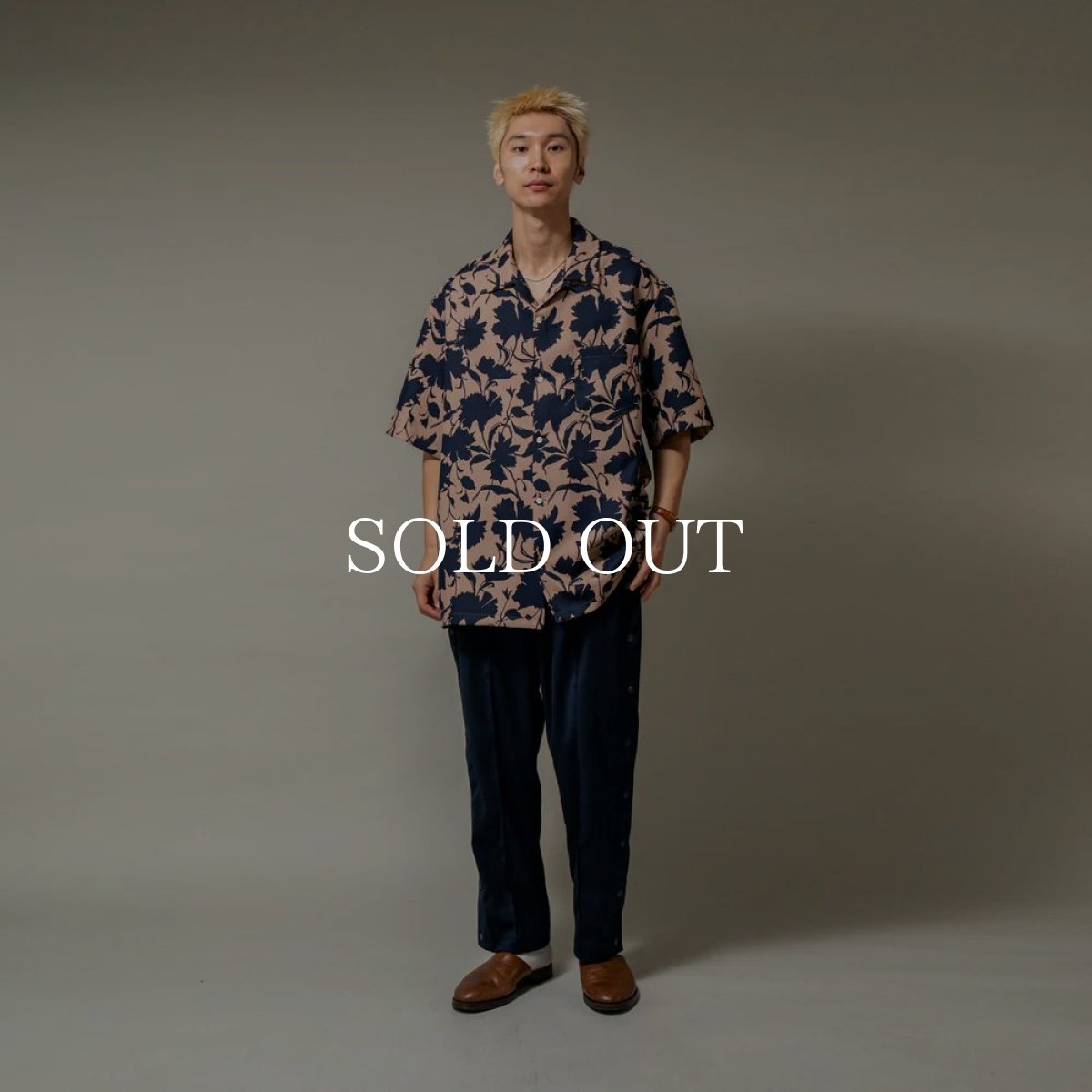 画像13: APPLEBUM  ”Leaf Motif” Oversize Aloha Shirt (13)