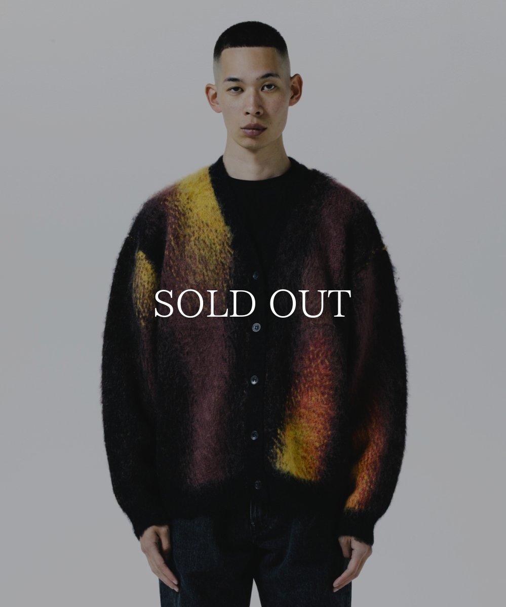 画像3: ROTTWEILER  R9 PAINTED CARDIGAN (3)