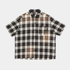 画像1: APPLEBUM  Ombre Check Damage S/S Shirt (1)