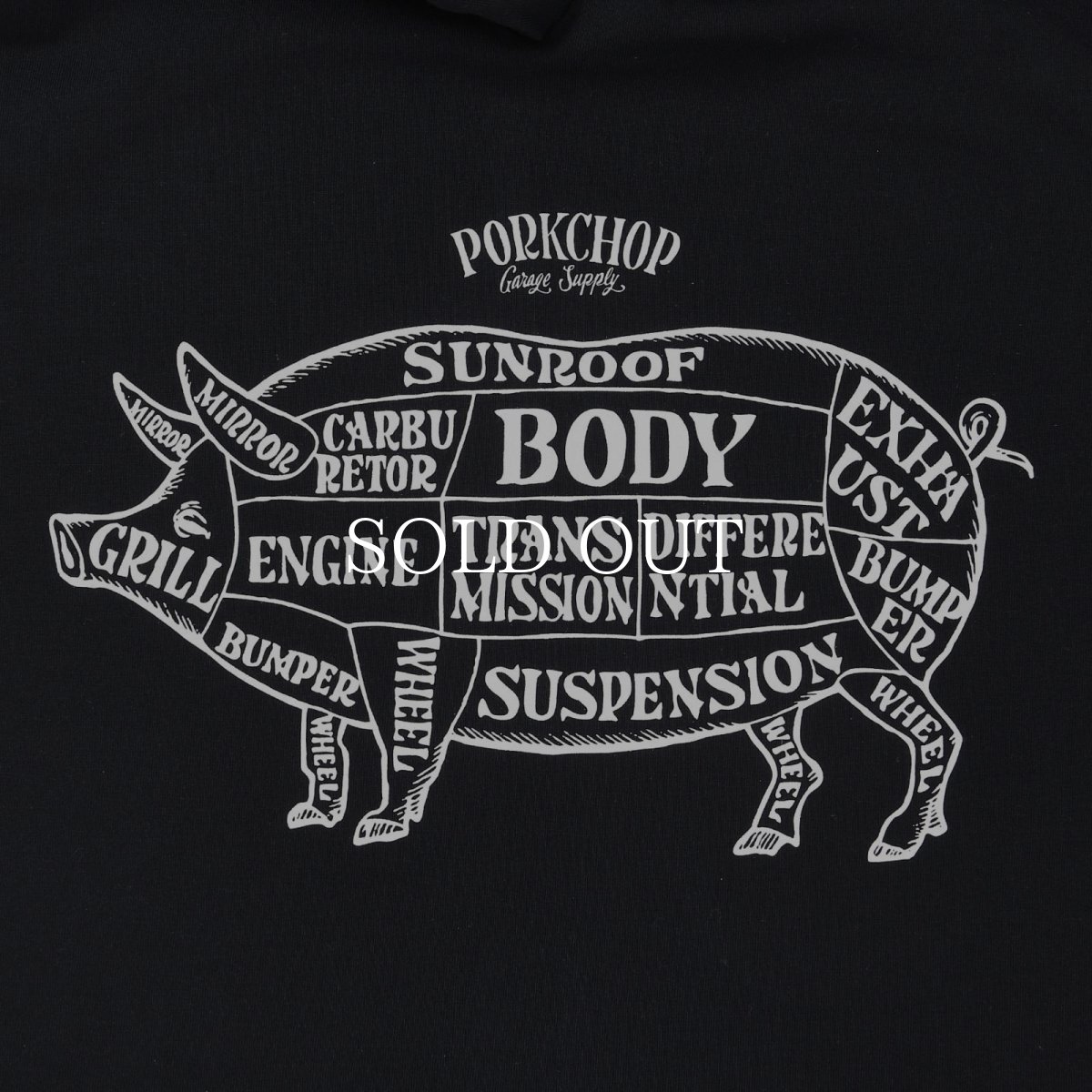 画像8: PORKCHOP GARAGE SUPPLY  MULTI LOGOS TEE 2025 (8)