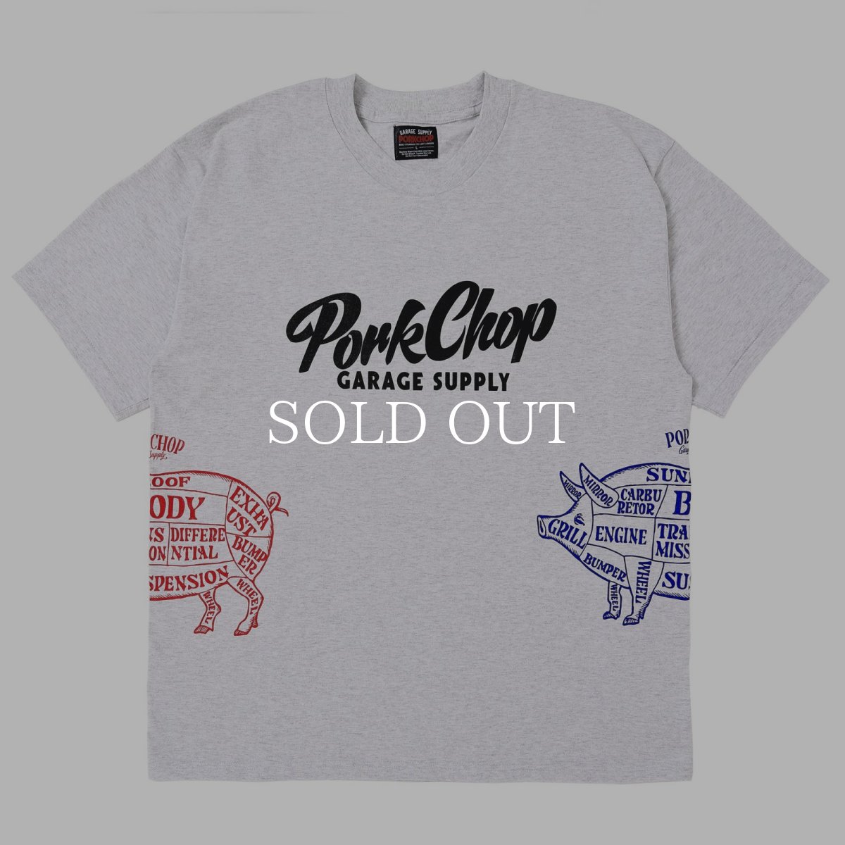 画像9: PORKCHOP GARAGE SUPPLY  MULTI LOGOS TEE 2025 (9)
