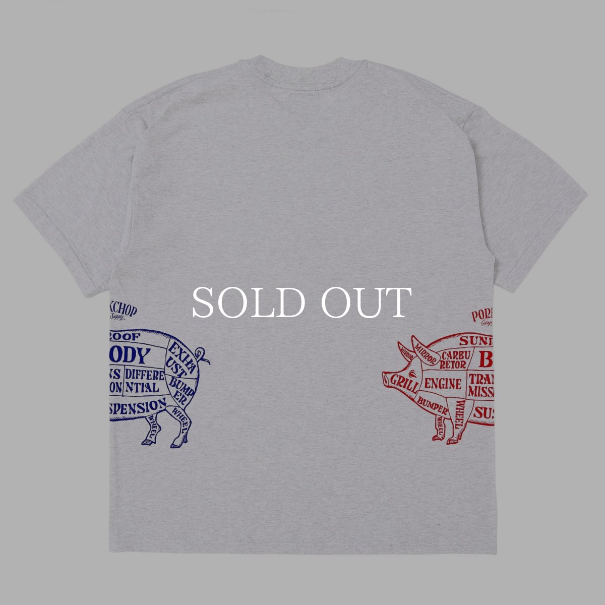 画像10: PORKCHOP GARAGE SUPPLY  MULTI LOGOS TEE 2025 (10)