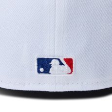 画像9: NEW ERA  59FIFTY Dodgers Pack ロサンゼルス・ドジャース ホワイト ダークロイヤルバイザー (9)