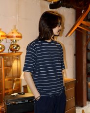 画像5: nonnative  DWELLER S/S TEE BORDER COTTON JERSEY (5)