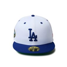 画像3: NEW ERA  59FIFTY Dodgers Pack ロサンゼルス・ドジャース ホワイト ダークロイヤルバイザー (3)