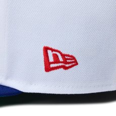 画像8: NEW ERA  59FIFTY Dodgers Pack ロサンゼルス・ドジャース ホワイト ダークロイヤルバイザー (8)