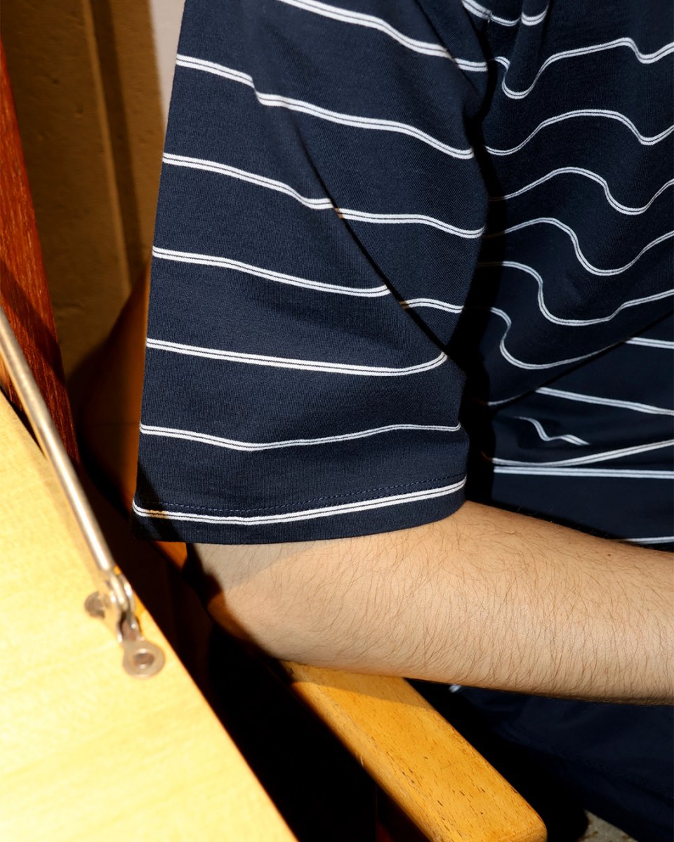 画像3: nonnative  DWELLER S/S TEE BORDER COTTON JERSEY (3)