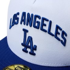 画像6: NEW ERA  59FIFTY A-Frame Dodgers Pack ロサンゼルス・ドジャース ホワイト ダークロイヤルバイザー (6)
