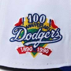 画像7: NEW ERA  59FIFTY A-Frame Dodgers Pack ロサンゼルス・ドジャース ホワイト ダークロイヤルバイザー (7)