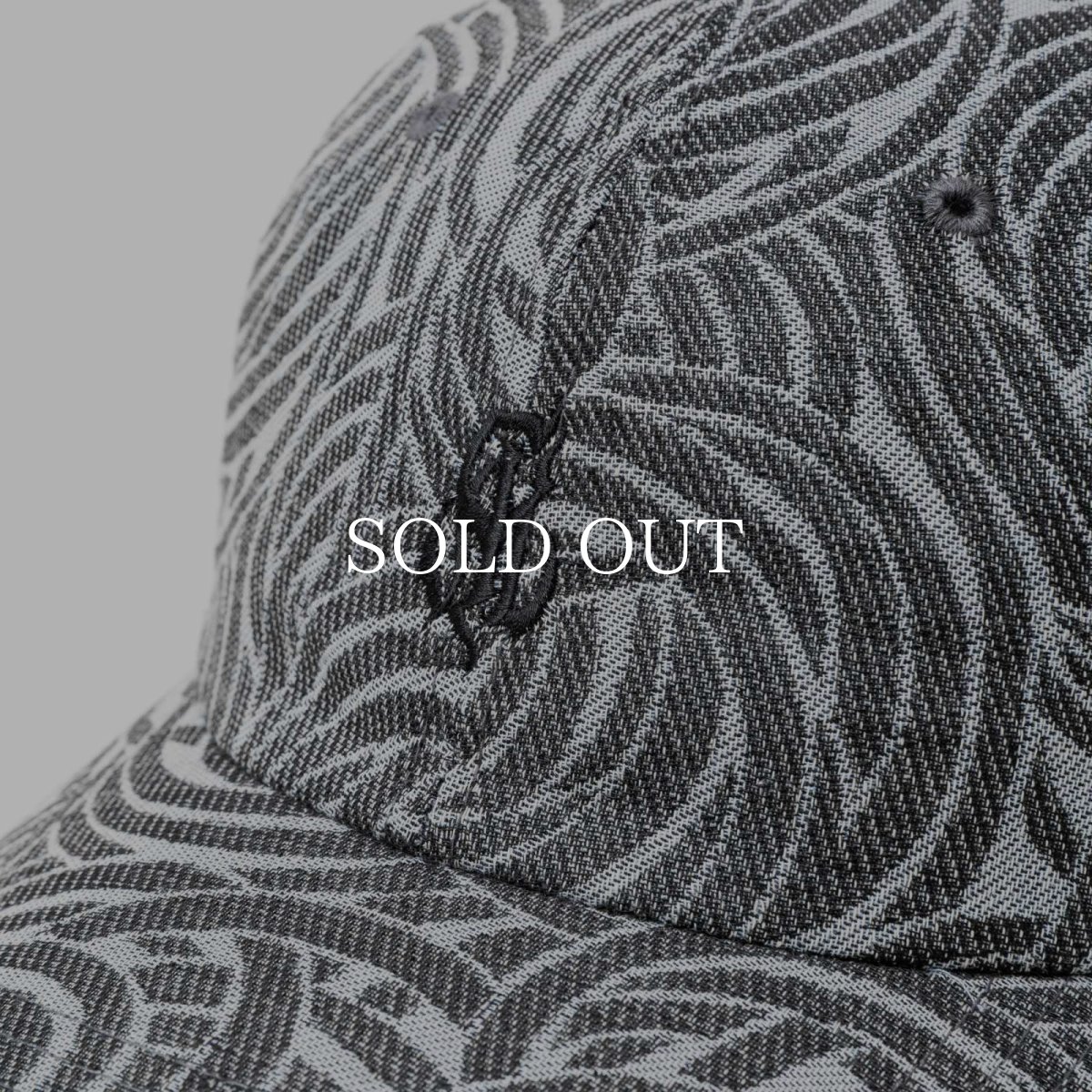 画像4: CALEE  SPIRAL JACQUARD CHAMBRAY CAP (4)