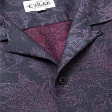 画像4: CALEE  FLOWER JACQUARD CHAMBRAY S/S SH (4)