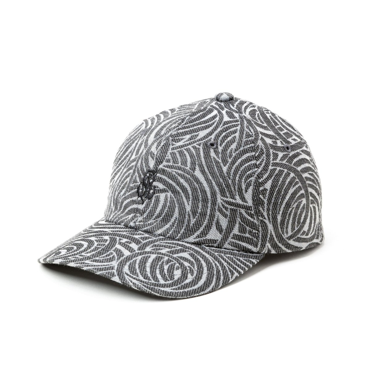 画像1: CALEE  SPIRAL JACQUARD CHAMBRAY CAP (1)