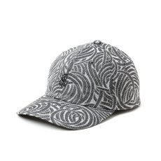 画像1: CALEE  SPIRAL JACQUARD CHAMBRAY CAP (1)