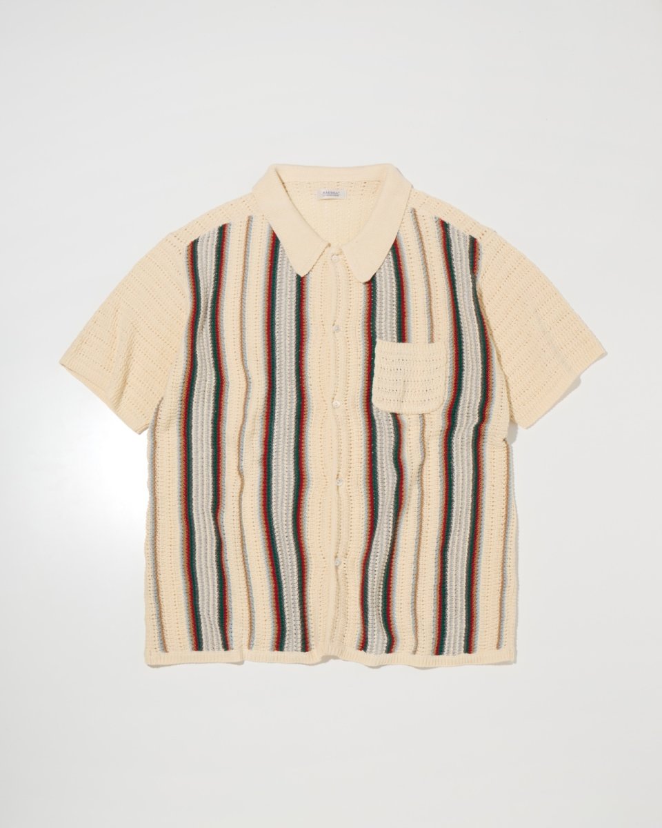 画像7: RADIALL  NUMBER FIVE SOUTH-REGULAR COLLARED SWEATER S/S (7)