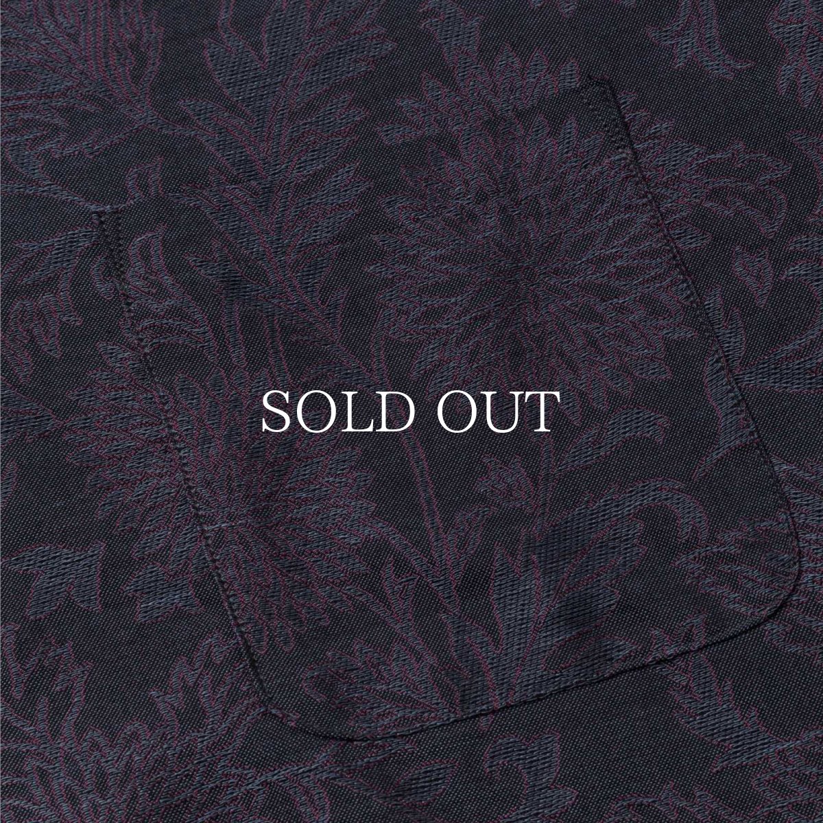 画像5: CALEE  FLOWER JACQUARD CHAMBRAY S/S SH (5)