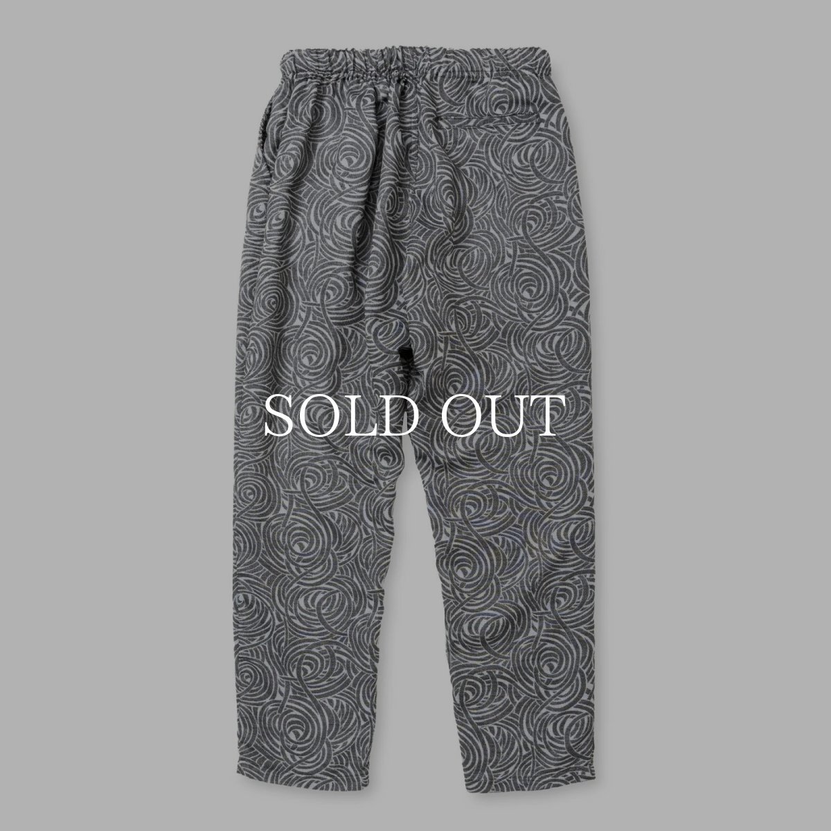 画像2: CALEE  SPIRAL JACQUARD CHAMBRAY EASY TROUSERS (2)