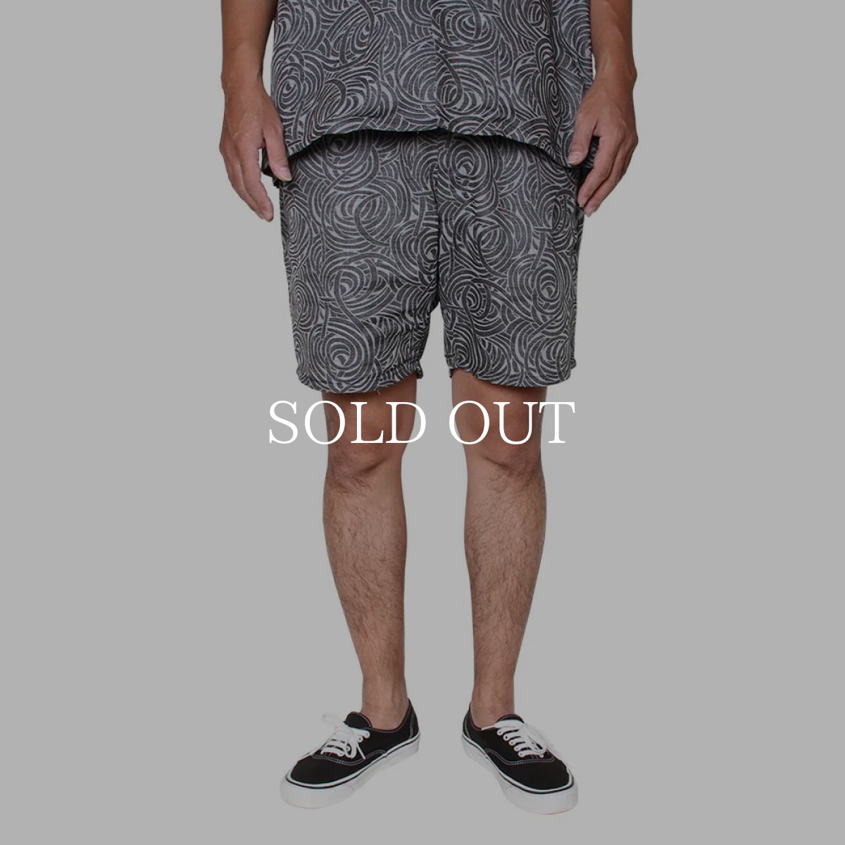 画像7: CALEE  SPIRAL JACQUARD CHAMBRAY EASY SHORTS (7)