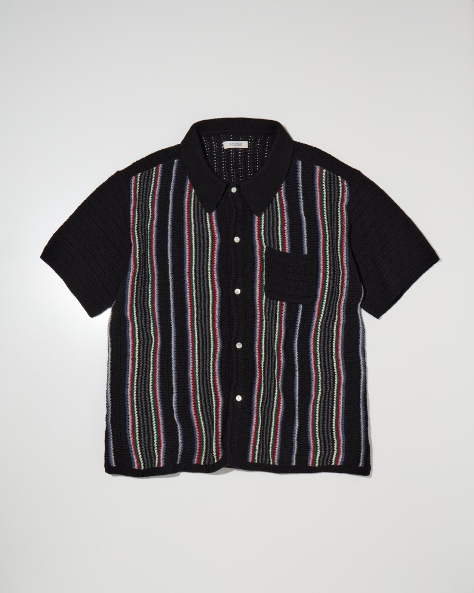 画像1: RADIALL  NUMBER FIVE SOUTH-REGULAR COLLARED SWEATER S/S (1)