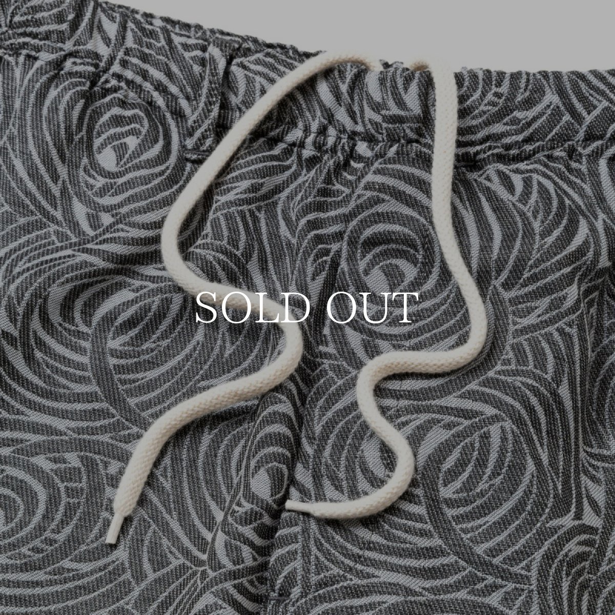 画像3: CALEE  SPIRAL JACQUARD CHAMBRAY EASY TROUSERS (3)