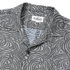 画像3: CALEE  SPIRAL JACQUARD CHAMBRAY S/S SH (3)