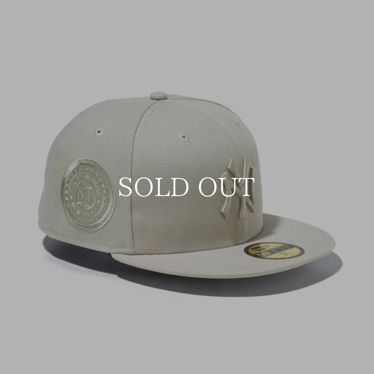 画像1: NEW ERA  59FIFTY Tonal Logo ニューヨーク・ヤンキース ストーン (1)