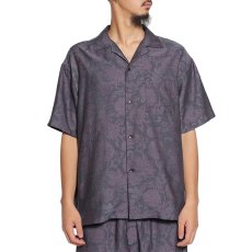 画像7: CALEE  FLOWER JACQUARD CHAMBRAY S/S SH (7)