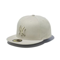 画像2: NEW ERA  59FIFTY Tonal Logo ニューヨーク・ヤンキース ストーン (2)