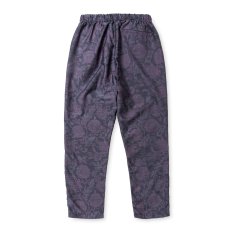 画像2: CALEE  FLOWER JACQUARD CHAMBRAY EASY TORUSERS (2)