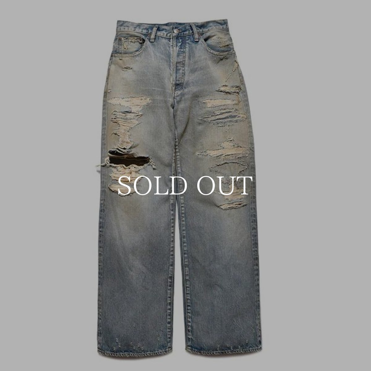 画像1: MINEDENIM  W.Straight 5pocket USS (1)