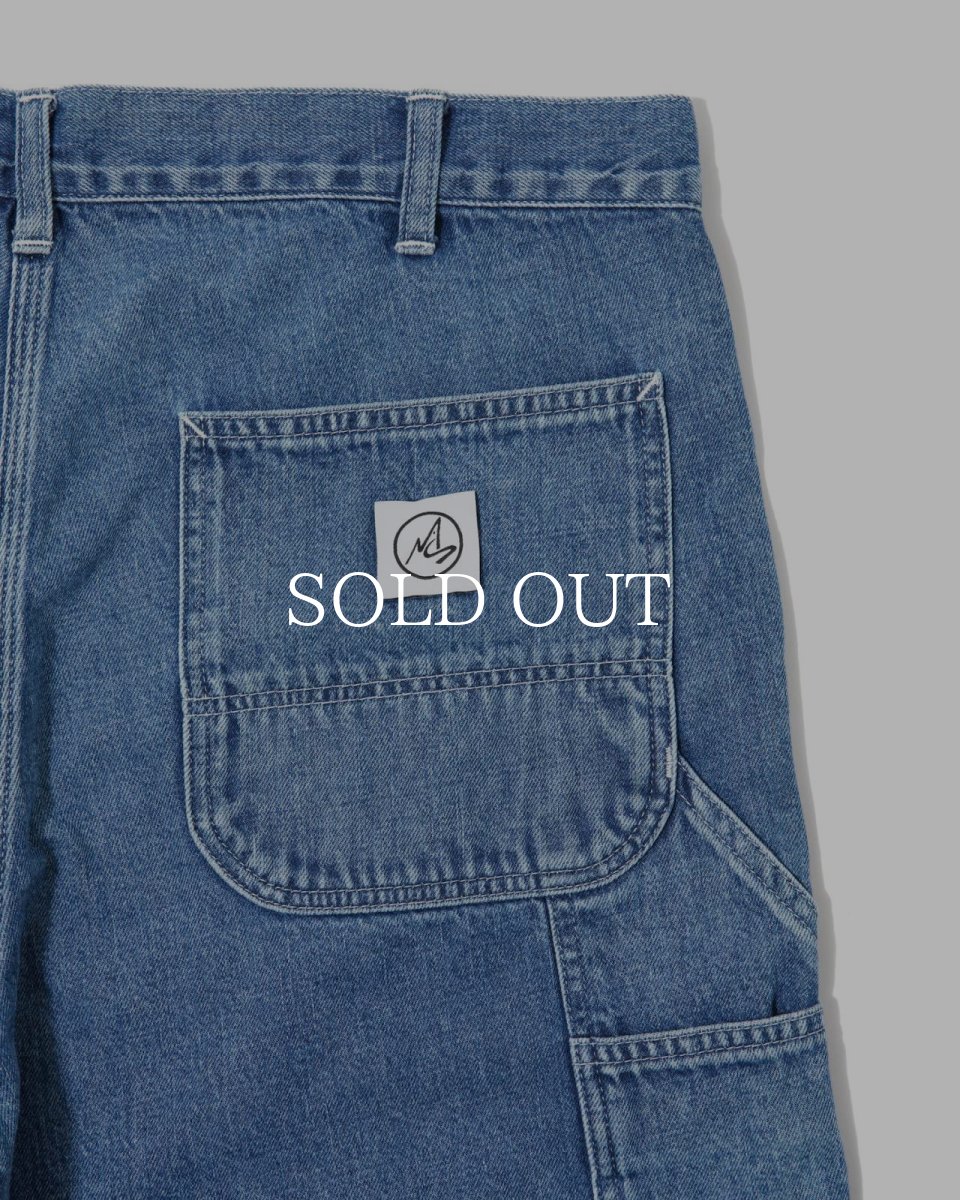 画像3: MASSES   PAINTER SHORT DENIM (3)