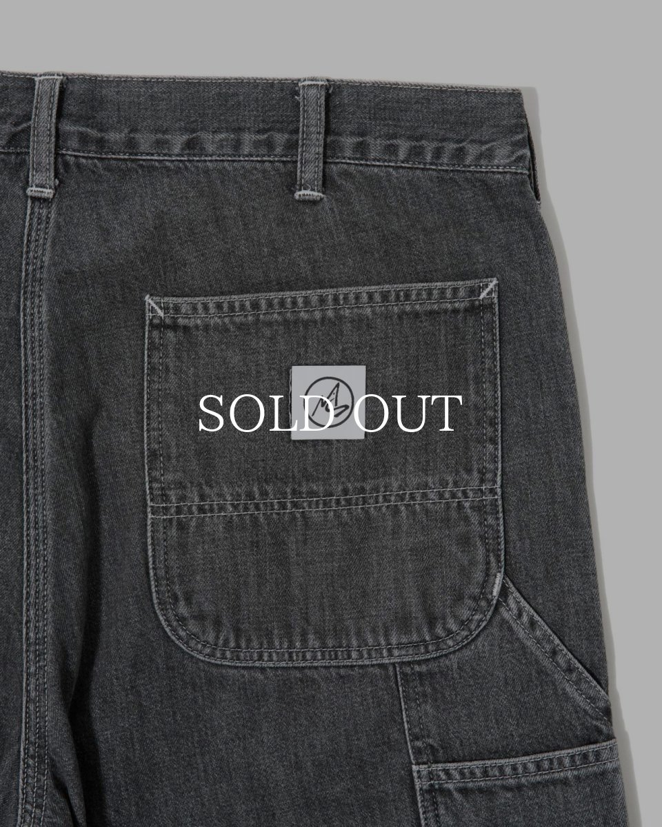 画像6: MASSES   PAINTER SHORT DENIM (6)