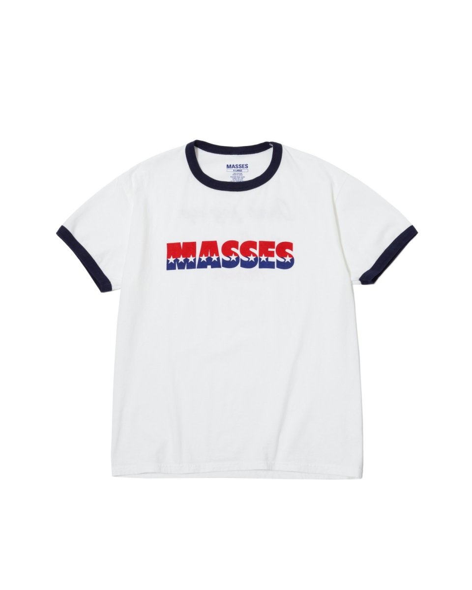 画像1: MASSES  RINGER T-SHIRT STAR (1)