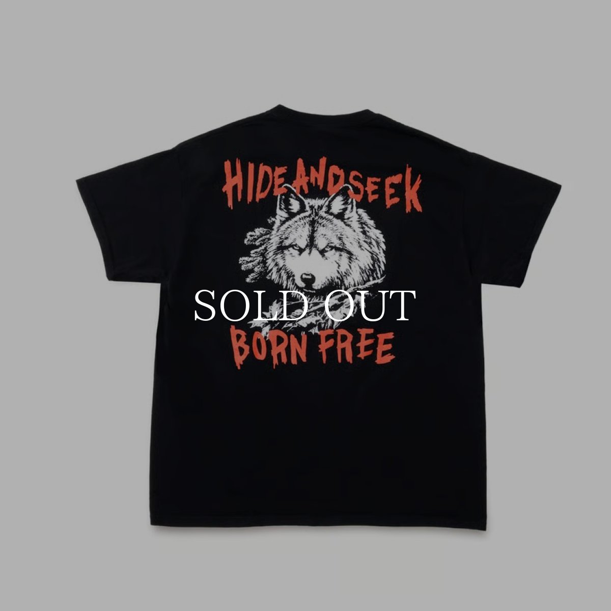 画像3: HideandSeek  Wolf S/S Tee(Back) (3)