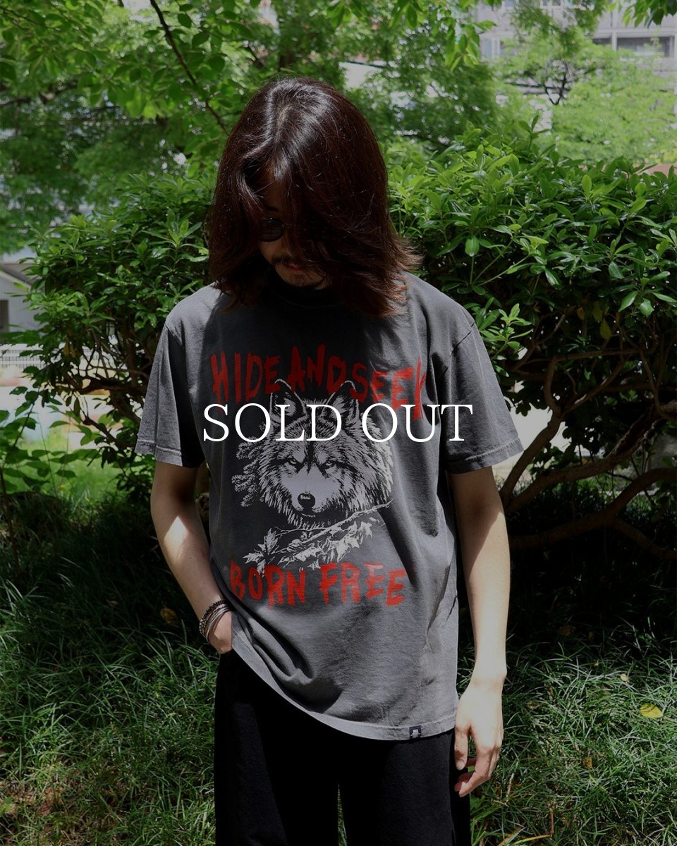 画像6: HideandSeek  Wolf S/S Tee(Front) (6)