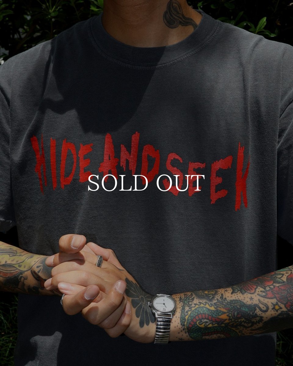 画像5: HideandSeek  Wolf S/S Tee(Back) (5)