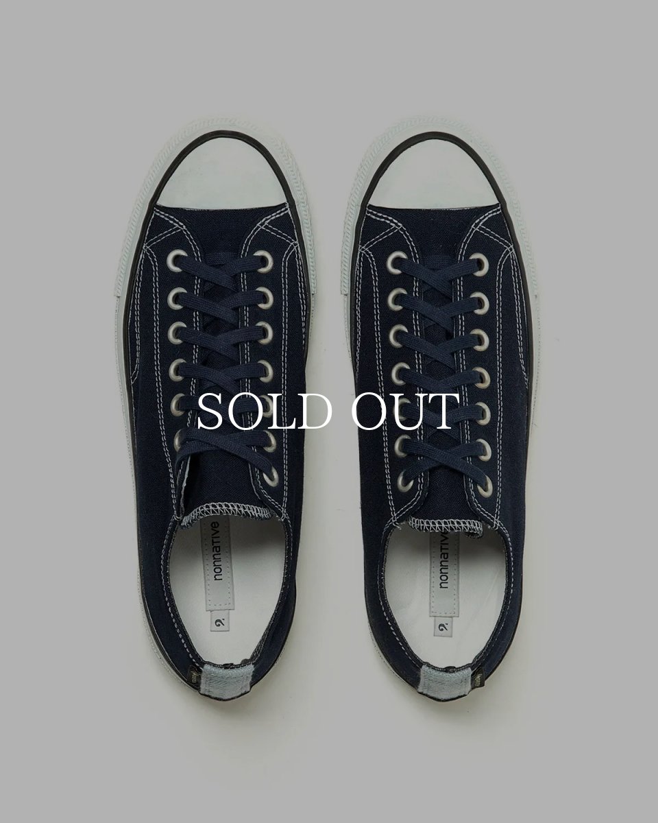 画像2: nonnative  DWELLER TRAINER LOW COTTON CANVAS OVER DYE WITH GORE-TEX by SPINGLE MOVE (2)