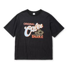 画像1: CALEE  SNAKE LOGO DROP S/S TEE (1)