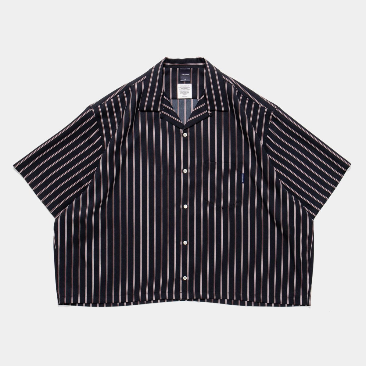 画像1: APPLEBUM  Big Sleeve Stripe Aloha Shirt (1)