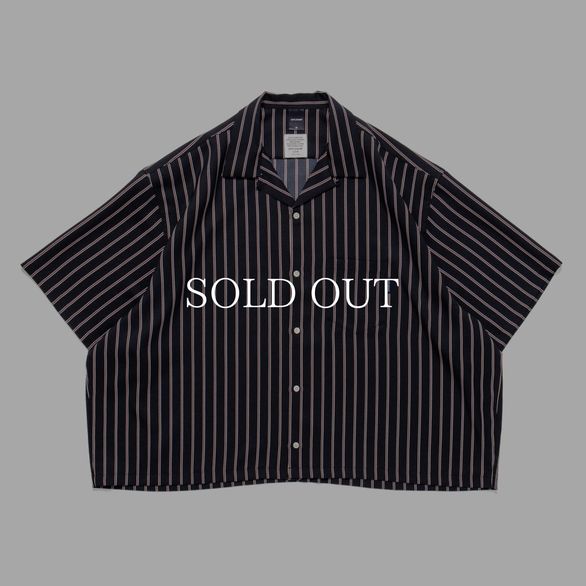 画像1: APPLEBUM  Big Sleeve Stripe Aloha Shirt (1)
