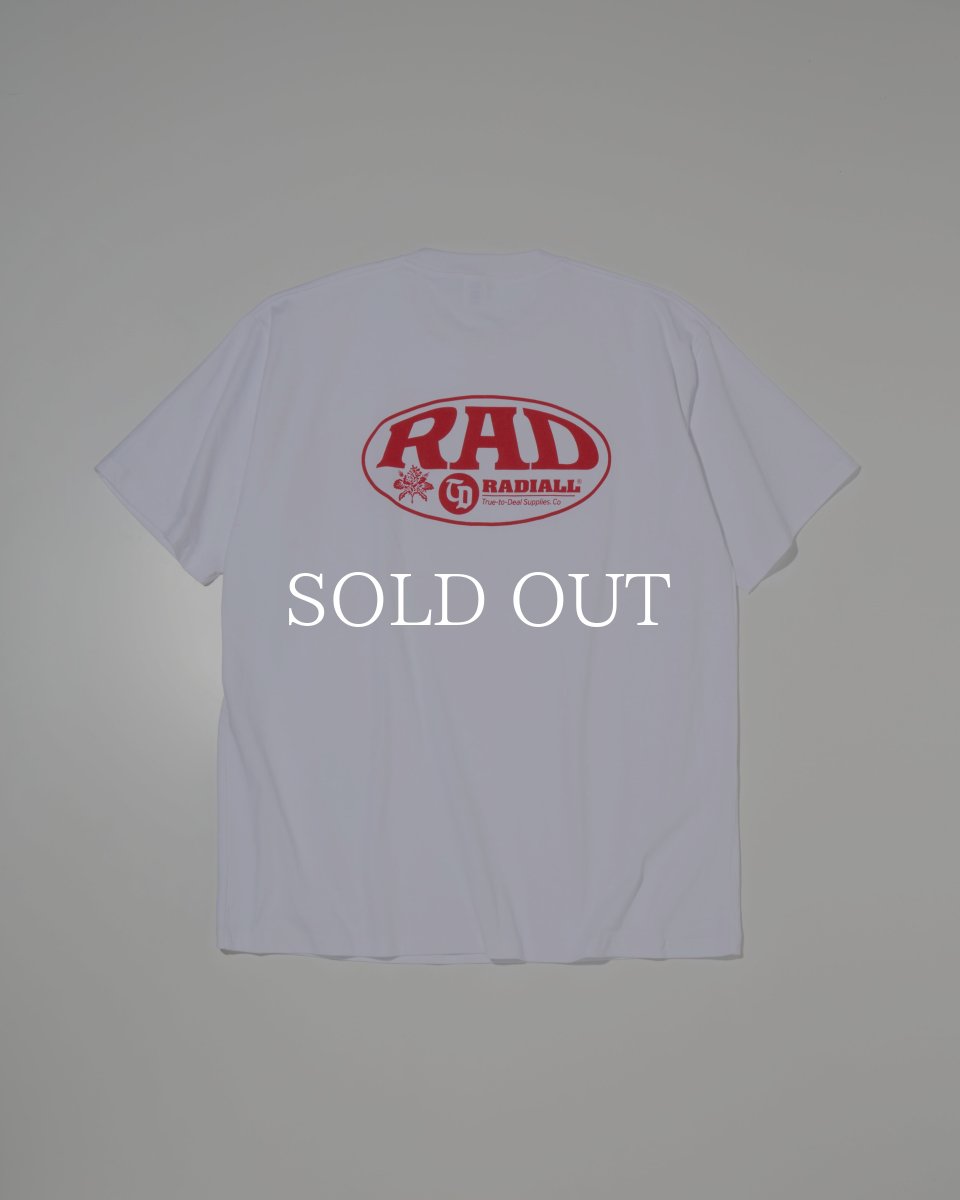 画像2: RADIALL  LABEL - CREW NECK T-SHIRT S/S (2)