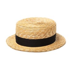 画像3: CALEE  STRAW BOATER HAT (3)