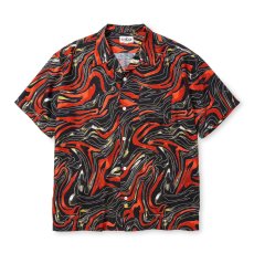 画像2: CALEE  CAMO PATTERN OPEN COLLAR SH (2)